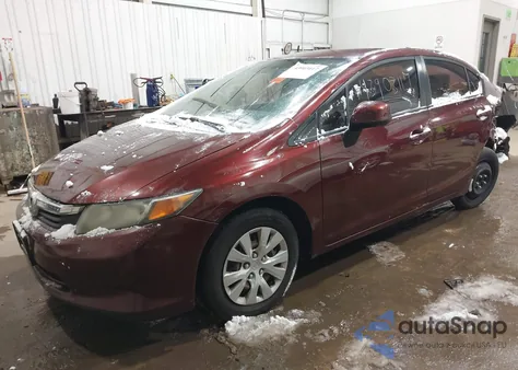2012 Honda Civic Lx z USA, uszkodzony, nr VIN 19XFB2F59CE022920